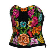 Corset del istmo claveles naranja